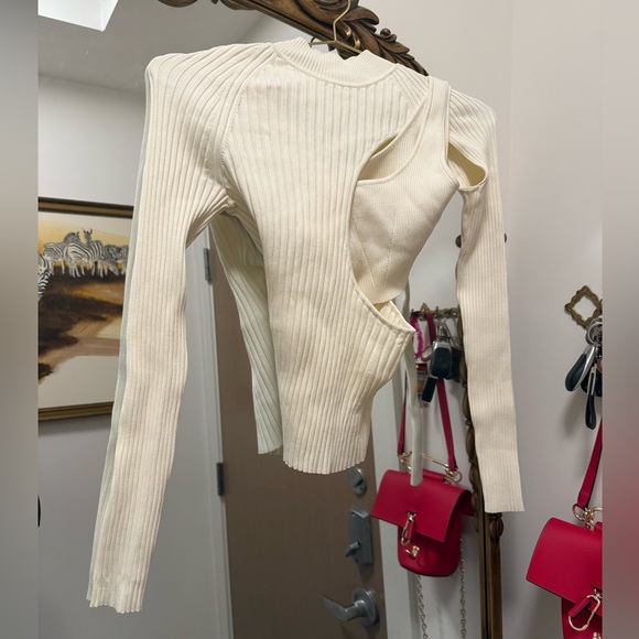 Jonathan Simkhai Vivianne Top Tank Sweater - Picture 4 of 11